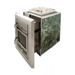 Дровяная печь для бани ВВД Чародейка в змеевике